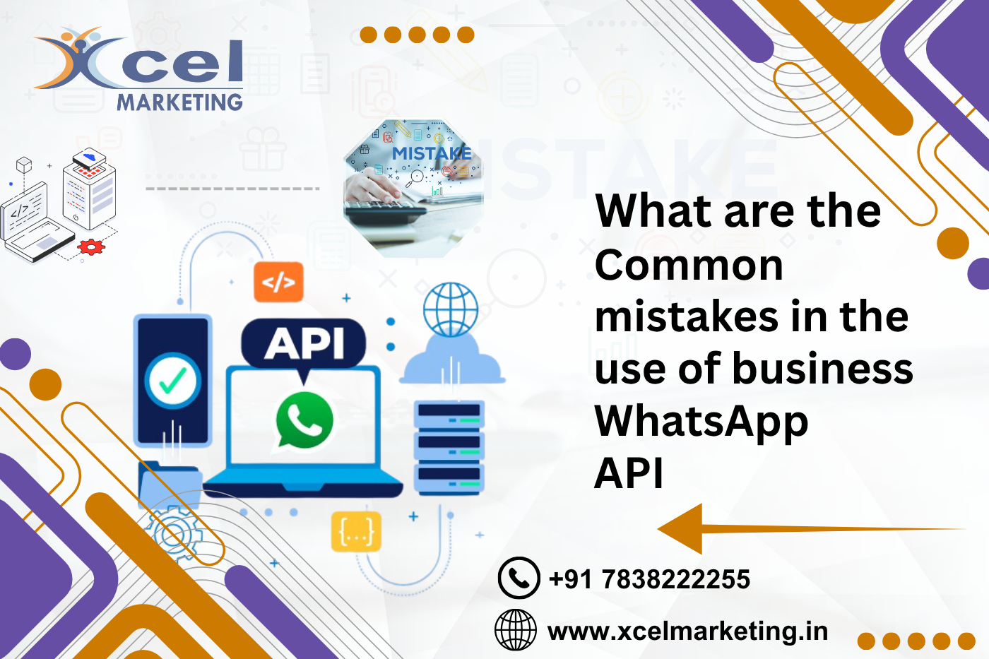 What are the Common mistakes in the use of business WhatsApp API?